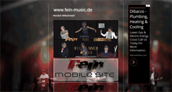 Desktop Screenshot of fein-music.de