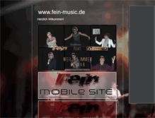 Tablet Screenshot of fein-music.de